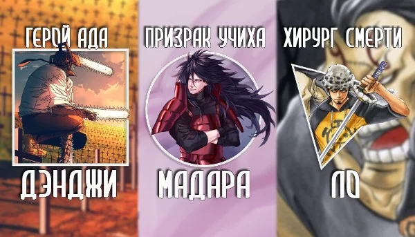 Различным персонажам выдаются прозвища в соответствии с их характерной чертой или профессией, сопутствующих их жизни обстоятельствам. Нужно выбрать наиболее понравившееся из представленных.