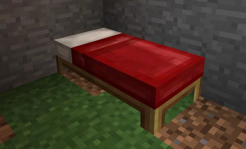 Как сделать кровать в Майнкрафте - рецепт крафта кровати Minecraft