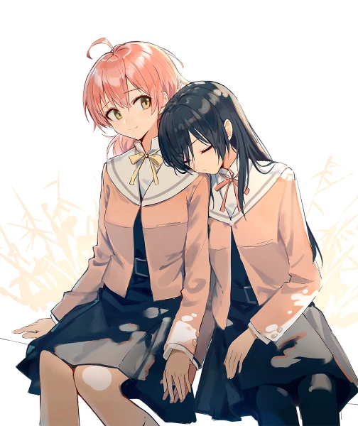 Главные парочки Yagate Kimi ni Naru и Sasayaku You ni Koi wo Utau