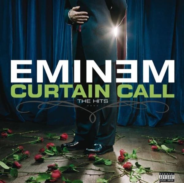 Песни лучшего репера за всё время(моё мнение). На обложке альбом The Marshall Mathers LP2 и Curtain Call