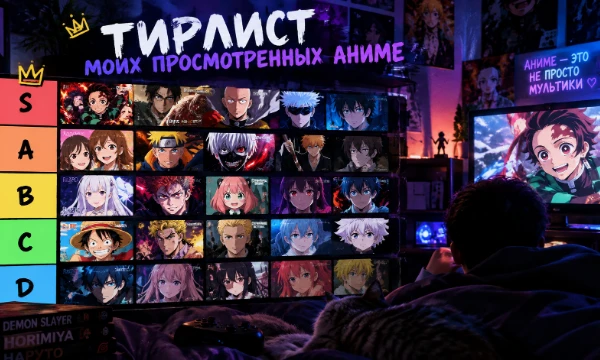 💯 Я посмотрел множество аниме, но некоторые их них запомнились мне навсегда. Сможешь составить ТИРЛИСТ из моих любимых аниме.