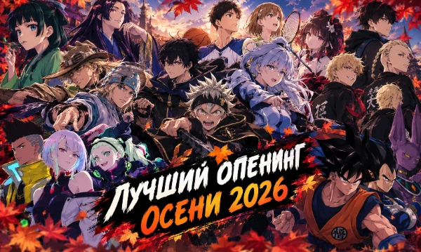 Какой опенинг аниме осени 2026 года достоин звания лучшего? 🍂
🏆 Только один опенинг станет победителем!

Голосуй за своего фаворита и посмотрим, какой опенинг покорит зрителей этой осенью! 🎶