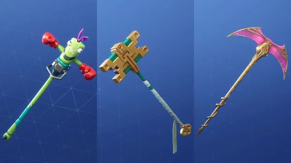Нужно угадать название кирки из Фортнайт (fortnite). Кирка В фортнайте, это оружие ближнего боя, которым можно добывать ресурсы и наносить дамаг игроку, или постройки.