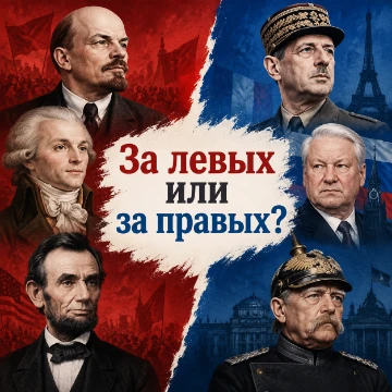 Тест представляет собой выбор стороны в разных исторических событиях, связанных с конфликтами между левыми и правыми политическими силами 