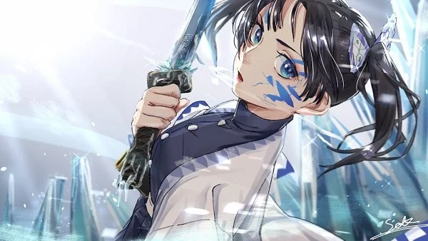 Арты С Kanzaki Aoi Из Аниме Клинок Рассекающий Демонов. Удачи.