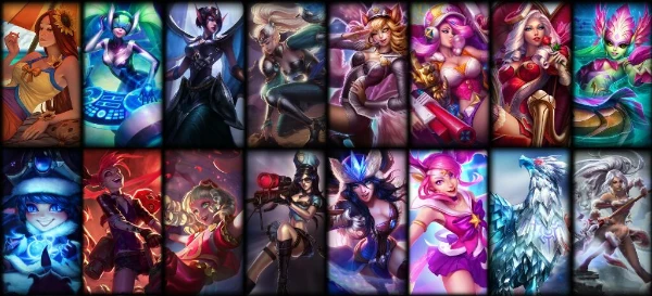 Выберите самый привлекательный скин женских персонажей League of Legends. Не будут использоваться оригинальные (стандартные) скины и китайские вариации. А ещё не всем хватило места.