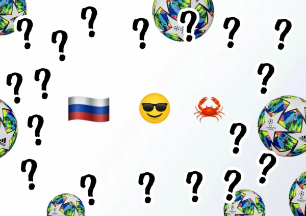 В этом тест тебе предстоит угадать медиафутболистов по эмодзи. Пишите, если понравилось я сделаю вторую часть. Удачи в прохождении...