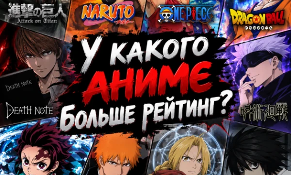 В этом тесте вам нужно угадать у какого аниме больше рейтинг на MyAnimeList.
Рейтинг первого сезона 