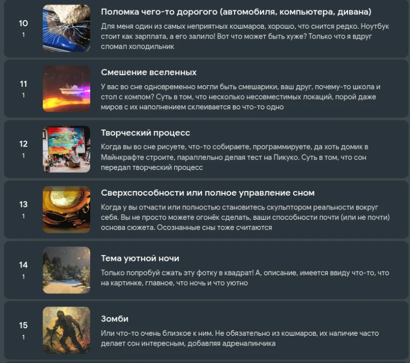 Ещё немного статистики Ещё немного статистики