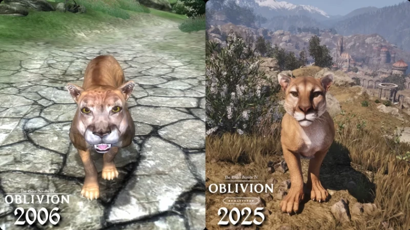 Пума из Oblivion(2006) и Oblivion(2025) Пума из Oblivion(2006) и Oblivion(2025)