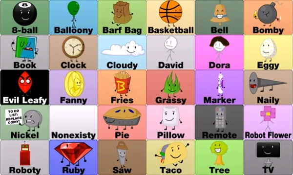 Choose the best debutante from BFDI