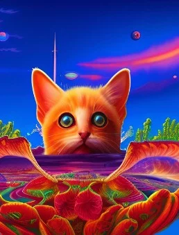 Коты созданы нейросетью WOMBO. Приятного прохождения!