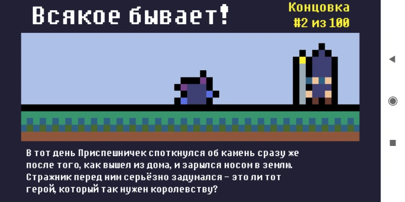 Оказавшись дома и выйдя из него, споткнулся о камешек... Даже за кто есть концовка... Оказавшись дома и выйдя из него, споткнулся о камешек... Даже за кто есть концовка...