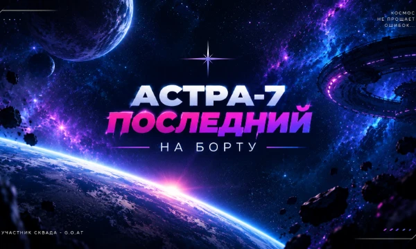 Ты просыпаешься на борту космического корабля «Астра-7». Связи с Землёй нет, большая часть систем повреждена, а остальные члены экипажа бесследно исчезли. Каждый твой выбор влияет на концовку.