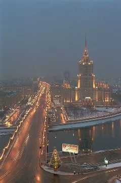 Москва очень красива....