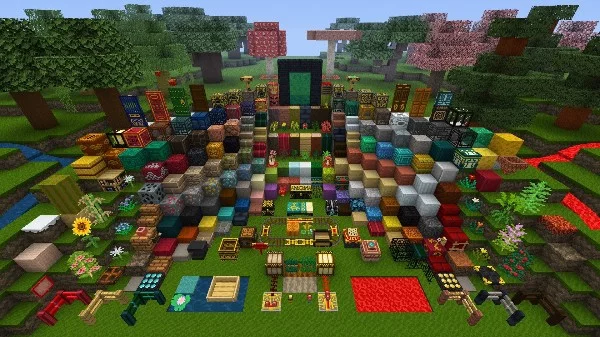Minecraft — это 3D-«песочница», разработанная компанией Mojang Studios, где игрок взаимодействует с игровым миром через размещение и разрушение различных блоков в трёх разных измерениях.