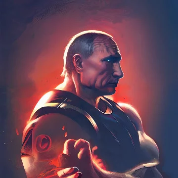 Здесь собраны 32 случайных NFT из коллекции PutinGOD, составляющей >256 NFT, нарисованных Абдулем/Внуком Елькина - пророком и шизом в законе, создателем Биборана и движения #SchizophrenicsLivesMatter.