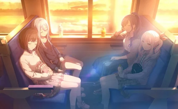 I really love 25-ji nighcode de unit, because I feel all of the characters so well and I really enjoy their songs and designs.