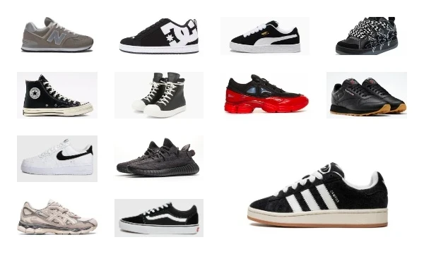 В этом тесте ты сможешь выбрать свой любимый бренд обуви (Nike, Adidas, Puma, Vans, New Balance, Rick Owens, Raf Simons и т.д.)