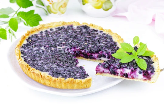 Выбери лучший и вкусный черничный десерт из представленных! 