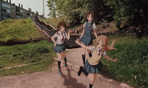 Арты в жанре "anime madskillz", сочетающие в себе реальность и персонажей из аниме.
