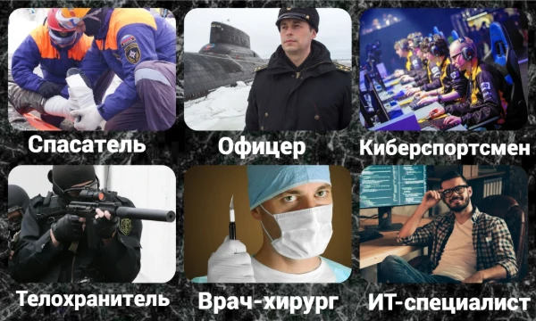 Здесь будут представлены интересные профессии для парней, требующие особую подготовку и навыки (не руководящие). Приятного прохождения!