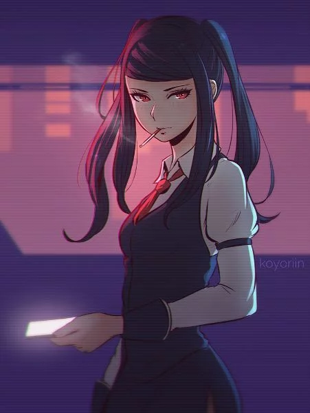 Главная героиня визуальной новеллы VA-11 Hall-A