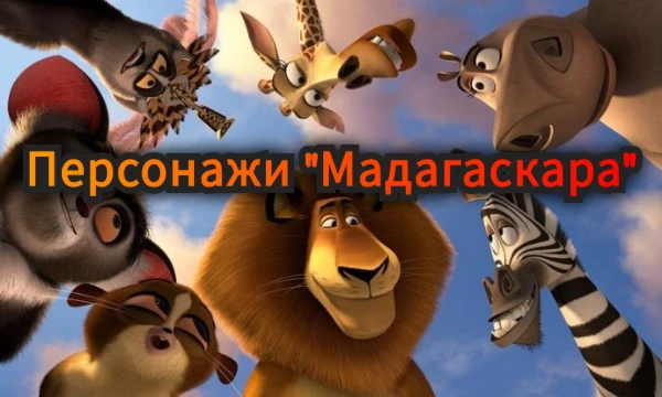 В данном тесте необходимо за 10 минут назвать основных героев трилогии мультфильма "Мадагаскар" без короткометражек и телесериалов
