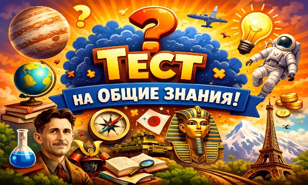 Здесь будут общие вопросы по разным темам со сложностью 4/10, Удачи)