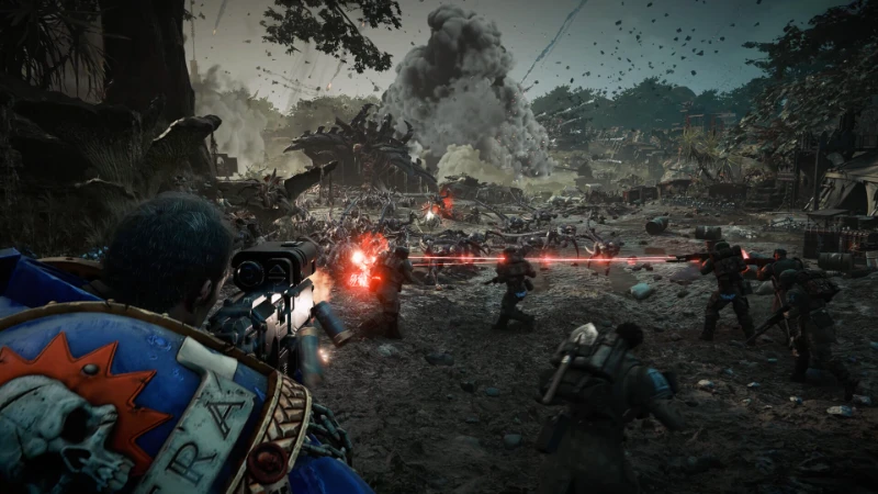 Геймплей игры "Space Marine 2" Геймплей игры "Space Marine 2"
