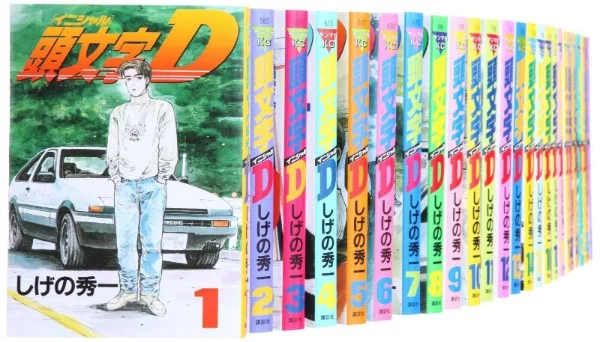 в тесте предстоит выбрать лучшую машину аниме INITIAL D