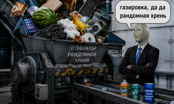 64 вымышленных напитка с максимально странными, смешными и абсурдными вкусами. Выбирайте тот, который рискнули бы попробовать.