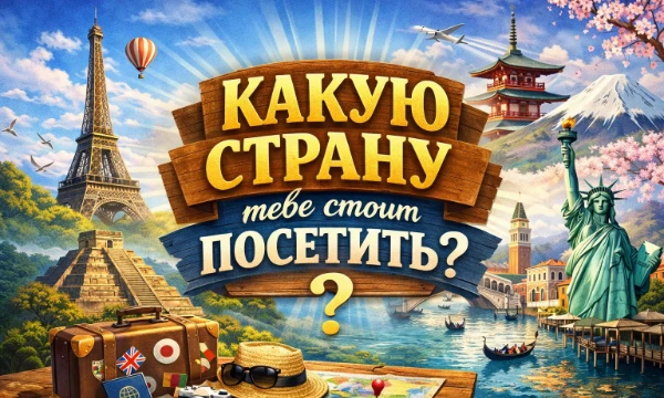 Стран слишком много, чтобы побывать во всех. В какой стране тебе все таки стоит побывать, какой стране сделать предпочтение?