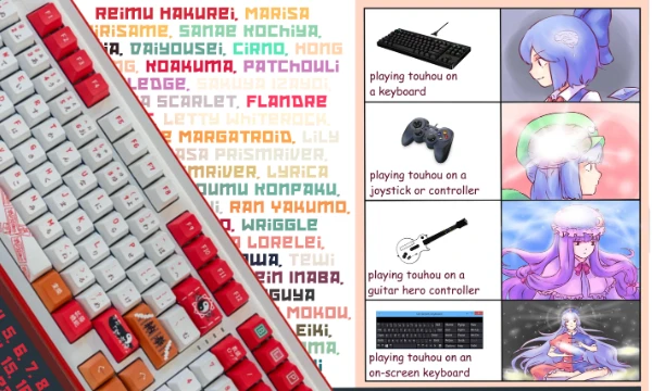 Введи полные имена всех персонажей Touhou за 60 минут и раскрась тоухо-девочку – все имена в списке || Советую проходить только Верховным Жрицам, мастерам данмаку, ботам и Зуну – тот пройдет по памяти