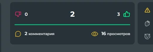 Это было давно, и этот скрин фейковый. Но такое реально было. Ни одного дизлайка, 3 лайка, а рейтинг... 2. Админ это пофиксил уже завтра, но всё же это было странно... Что за неуважение? Это было давно, и этот скрин фейковый. Но такое реально было. Ни одного дизлайка, 3 лайка, а рейтинг... 2. Админ это пофиксил уже завтра, но всё же это было странно... Что за неуважение?