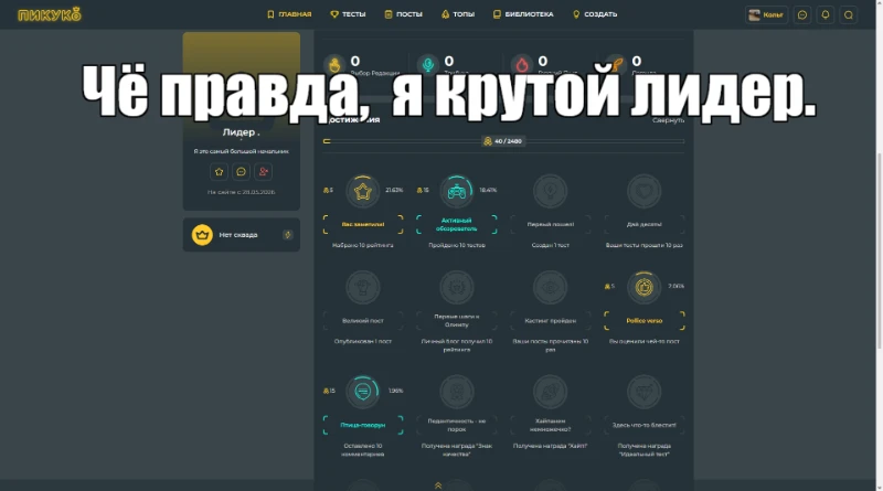 Достижения Достижения