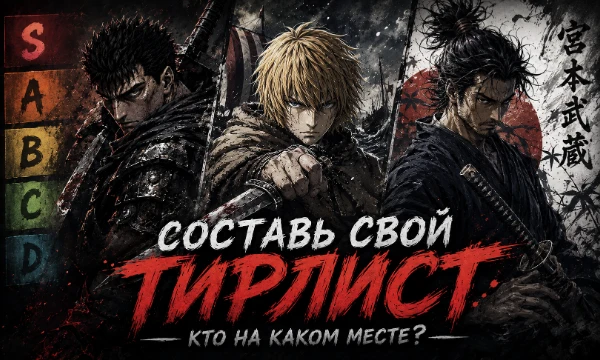 Составь тирлист лучших воинов аниме! Воин — это не только физическая сила, но и боевой дух, воля, мастерство, характер и способность идти до конца.
