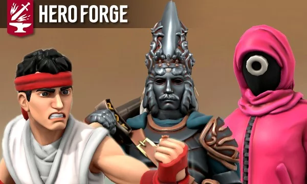Правила те же. Угадай игру по слепку фигурки в Hero Forge.