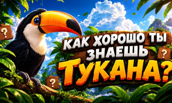 Эту птичку хорошо знают достаточно мало людей,проверь на этом тесте,на сколько хорошо ты знаешь ТУКАНА.