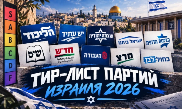 Тир-лист политических партий Израиля 2026, которые избираются в Кнессет. Распределите от лучшей к худшей партии Израиля, на свое лично политическое усмотрение.
Никогда больше — это сейчас