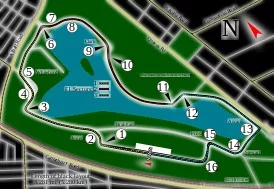 Choose best racing track for F1!