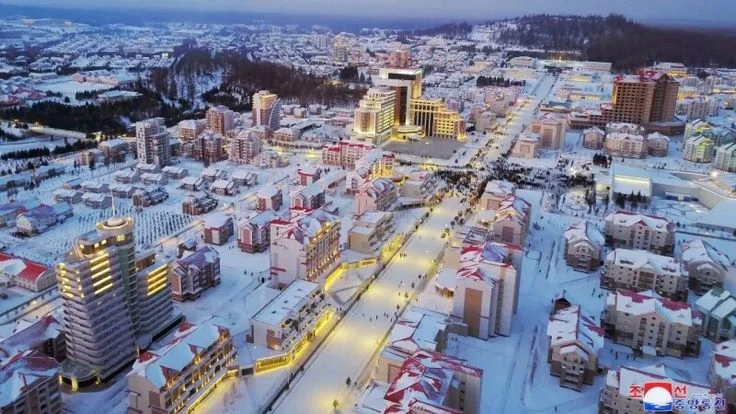 Северокорейский город Самджиён Северокорейский город Самджиён