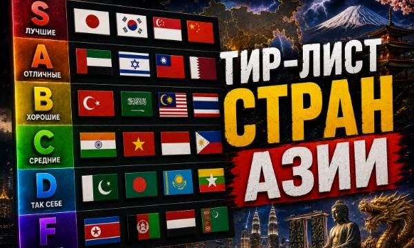 Ты когда нибудь располагал Тир-лист стран Америки? Нет? Да? Не важно. Ведь я предлагаю это сделать тебе в этом тесте. (Учитывались непризнанные страны)