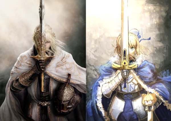 Представьте, если бы боссы из Demon's Souls 1,2 / Dark Souls 1,3 / Bloodborne / Sekiro / Elden Ring попали во вселенную Fate и стали слугами разных классов. Тут вы сможете выбрать своего фаворита.