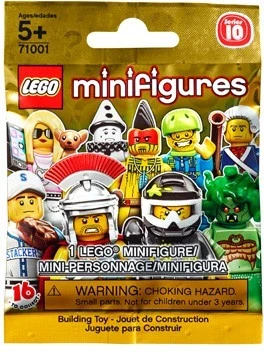 Выберите лучший вариант из случайного перечня минифигурок линейки LEGO Minifigures. Представлены 29 оригинальных серий, а также лицензионные: The Simpsons, Marvel Studios, DC, Dungeons &amp; Dragons и тд.