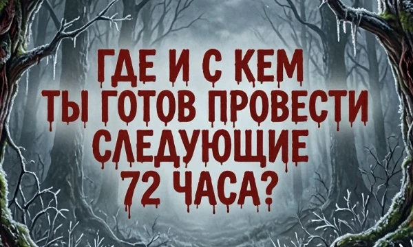 Внимательно читай описание персонажей! Где и с кем ты готов провести следующие 72 часа?