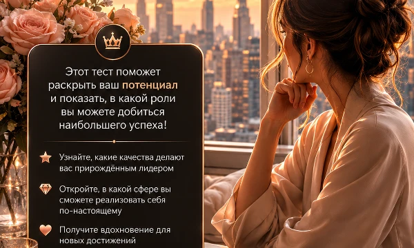 В мире столько всего — хотите узнать, чем именно вы могли бы управлять?Тогда давай выясним.Я буду готова, когда вы будете готовы.