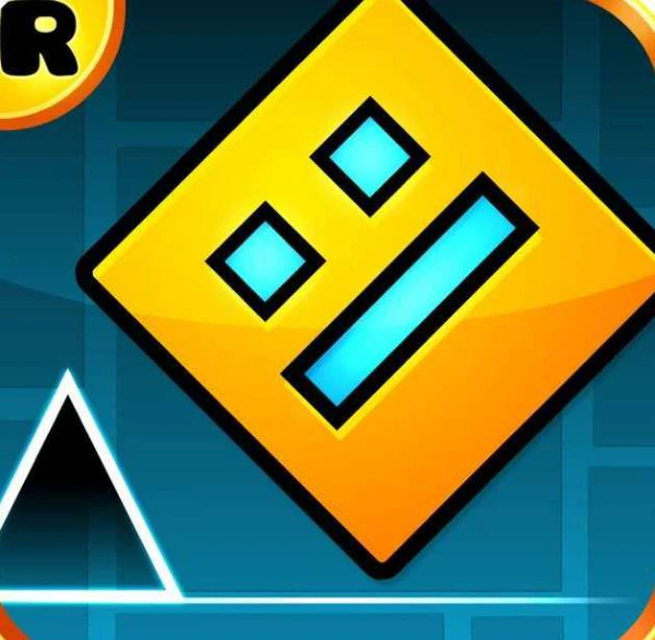 Geometry Dash - популярная 2д игра. Суть проста. Просто прыгать через препятствия.