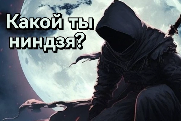 Ниндзя - быстрые и скрытные убийцы, использующие разнообразные виды оружия и стили ниндзюцу. В этом тесте ты сможешь узнать какой ты ниндзя. Удачи!