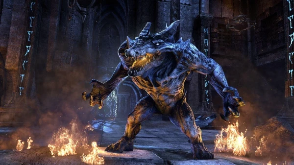 Набор разных животных и монстров из игры The elder Scrolls Online.